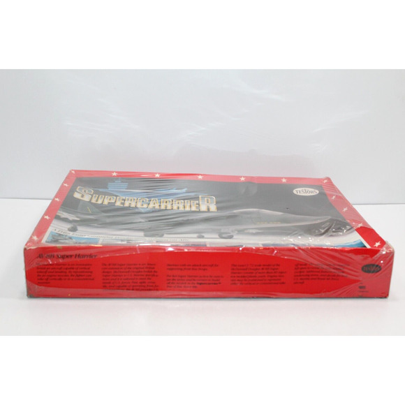 Testors Supercarrier AV-8B Harrier 1/72 Plastic Model Kit 285 New Sealed - Picture 2 of 6